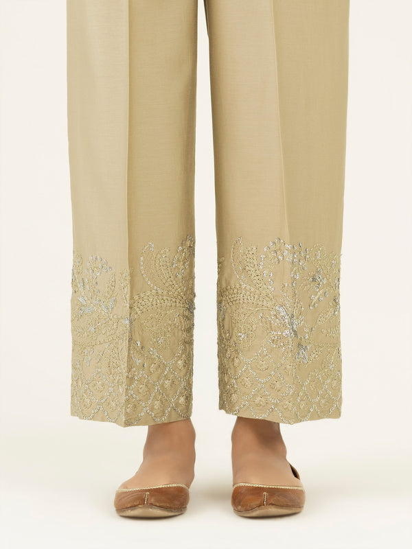 limelight Embroidered Satin Trouser(Pret)