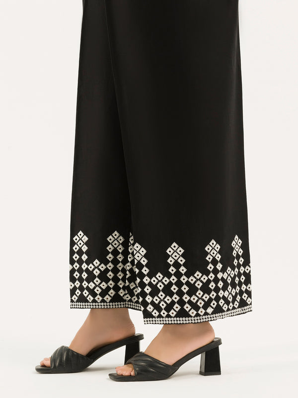Limelight Embroidered Satin Trouser(Pret)