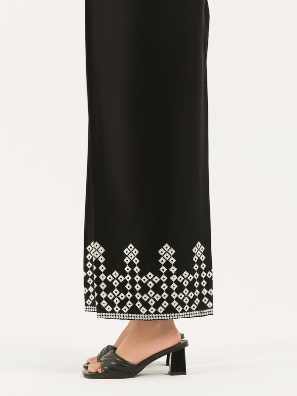 Limelight Embroidered Satin Trouser(Pret)