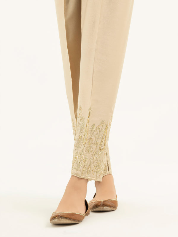 Limelight Embroidered Satin Trousers(Pret)
