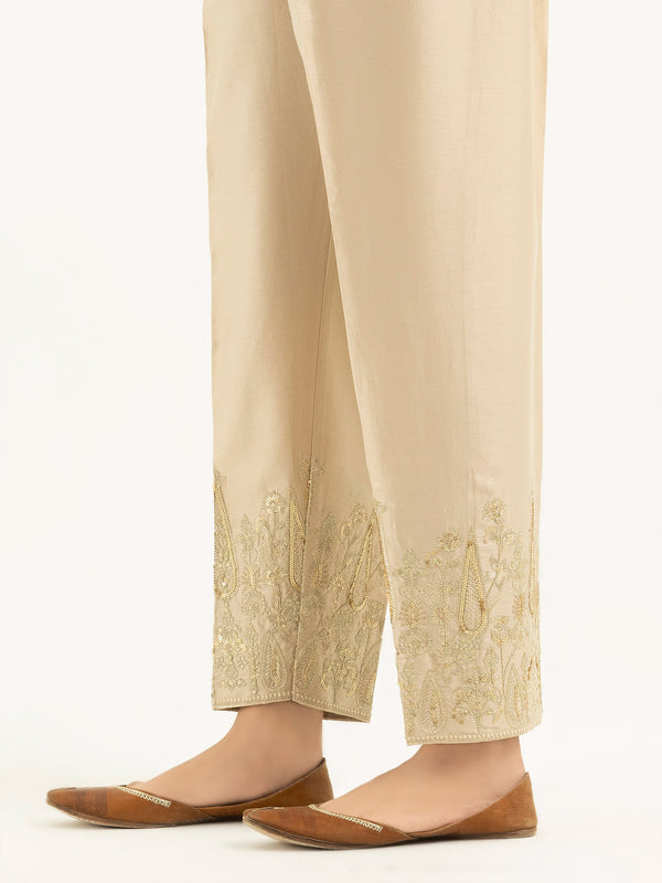Limelight Embroidered Satin Trousers(Pret)