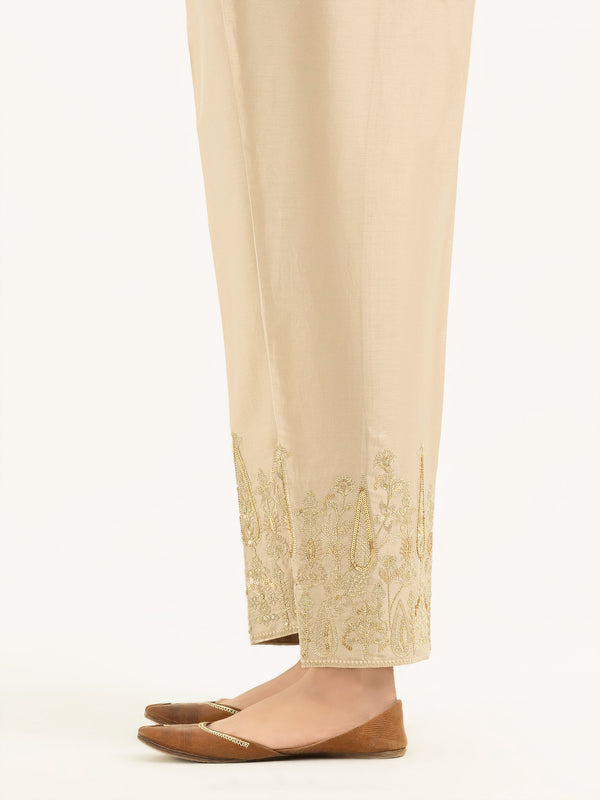 Limelight Embroidered Satin Trousers(Pret)