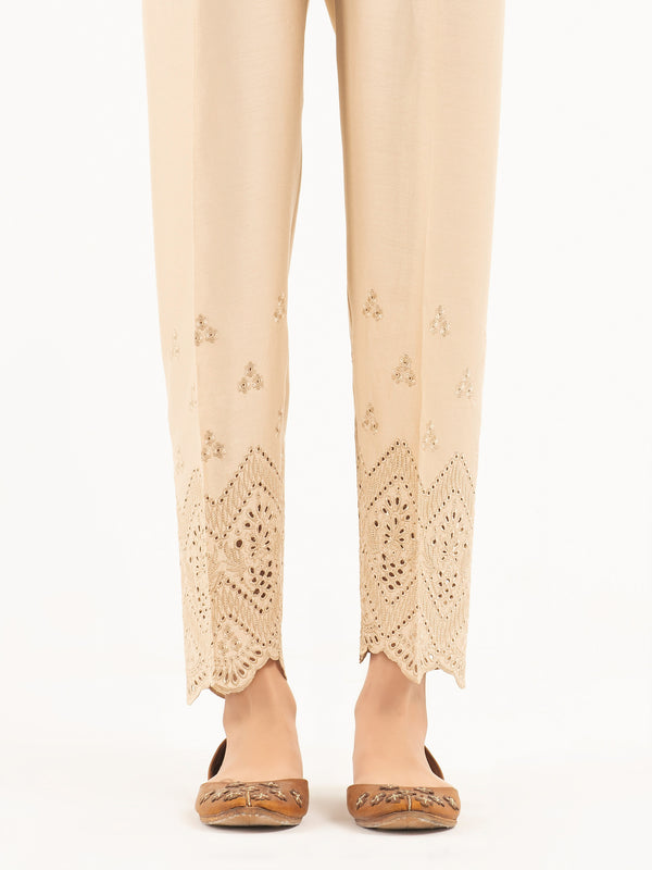 limelight Embroidered Satin Trousers(Pret)
