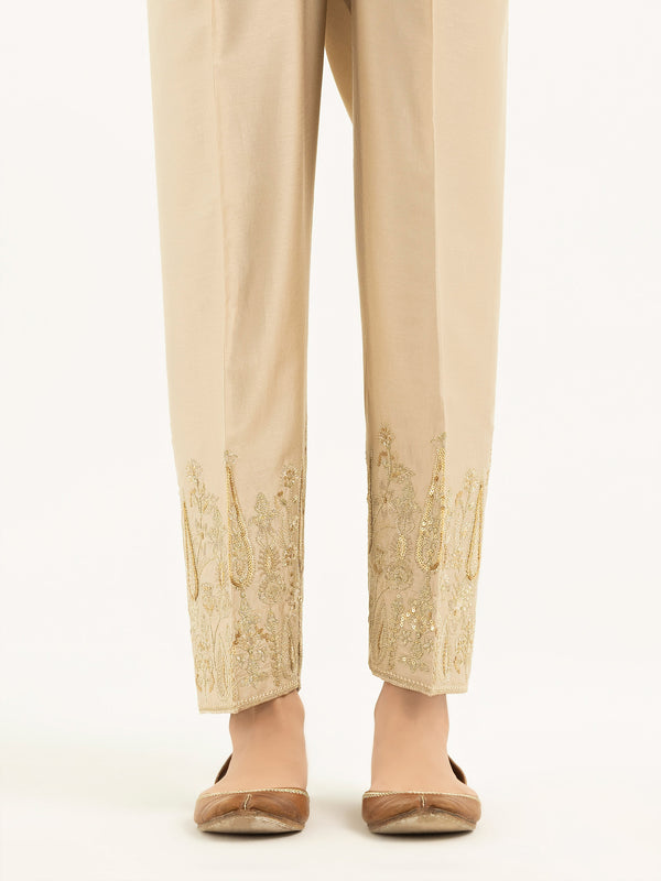 limelight Embroidered Satin Trousers(Pret)