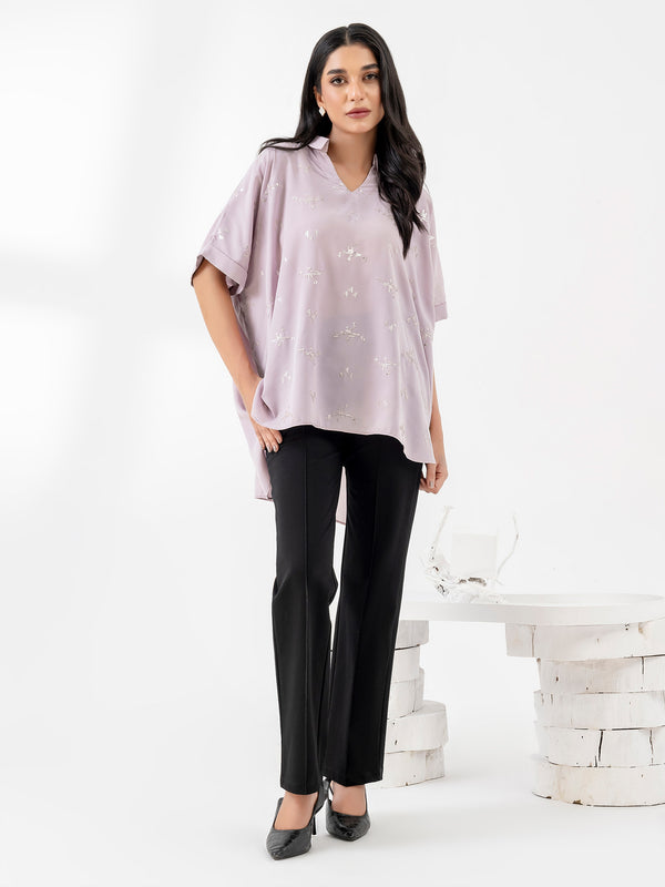Limelight Embroidered Silk Top