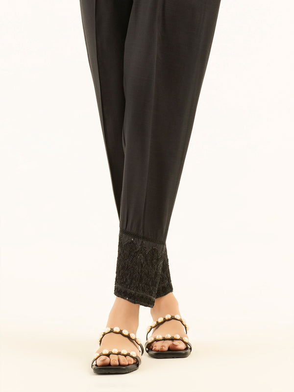 Limelight Embroidered Silk Trousers