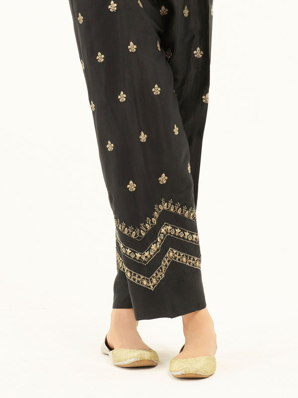 Limelight Embroidered Silk Trousers