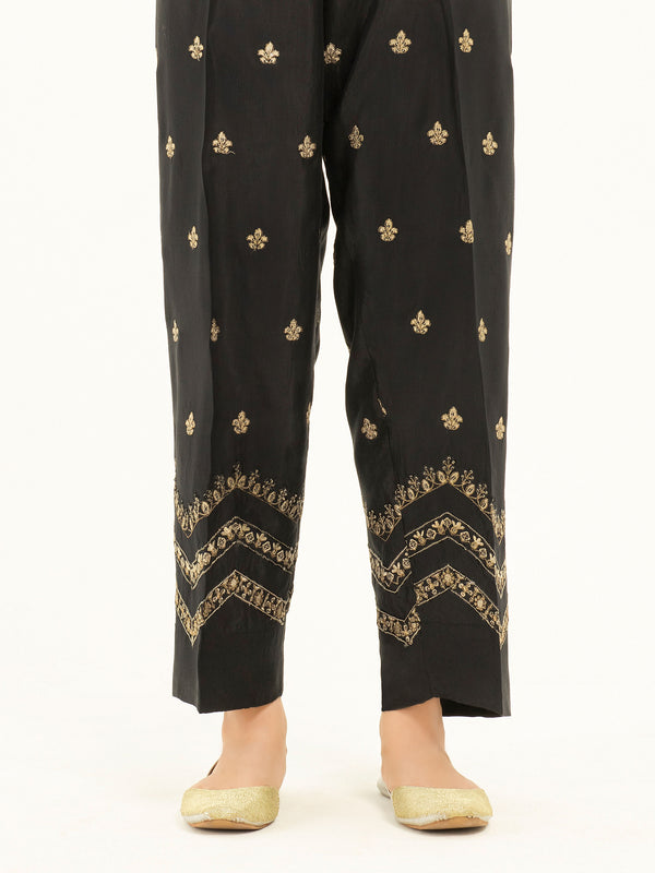 limelight Embroidered Silk Trousers