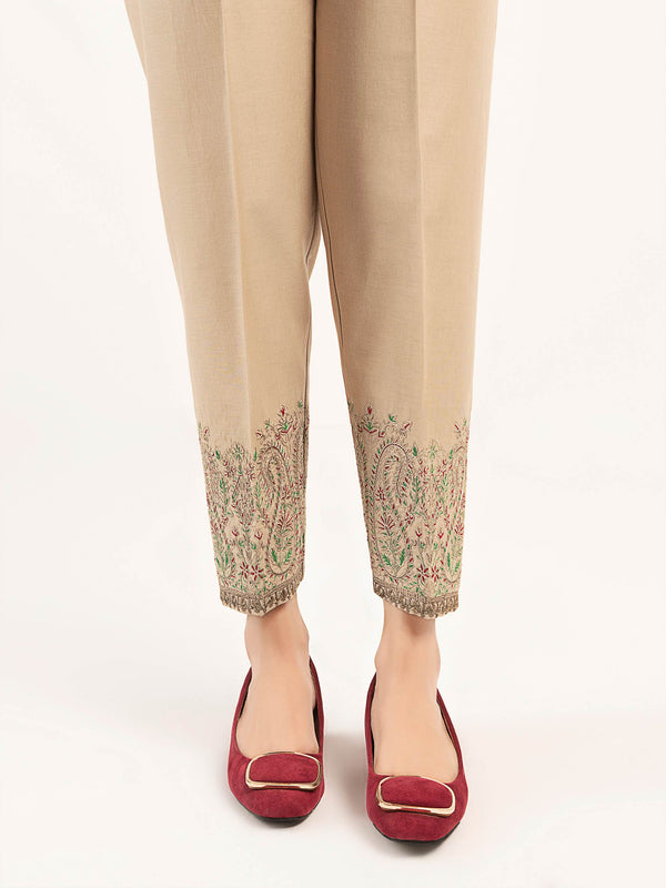 limelight Embroidered Winter Cotton Trouser