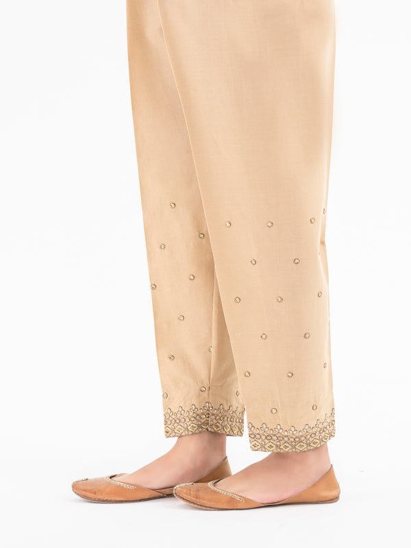 Limelight Embroidered Winter Cotton Trouser (Pret)