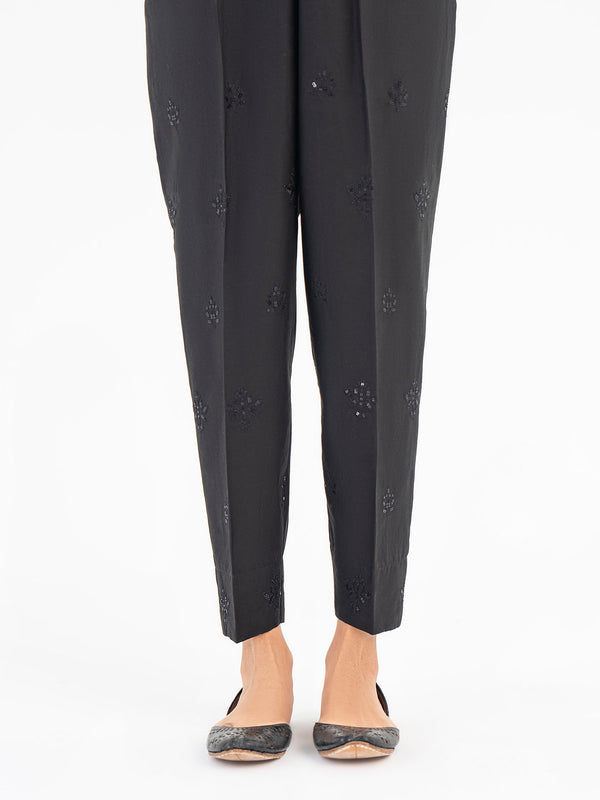 limelight Embroidered Winter Cotton Trouser(Pret)