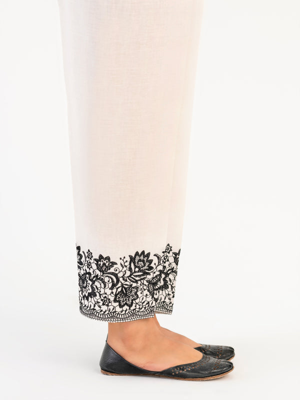 Limelight Embroidered Winter Cotton Trouser(Pret)