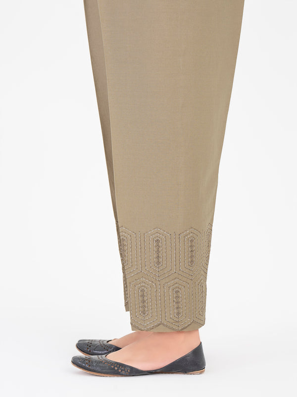 Limelight Embroidered Winter Cotton Trouser (Pret)