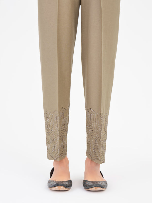 limelight Embroidered Winter Cotton Trouser (Pret)
