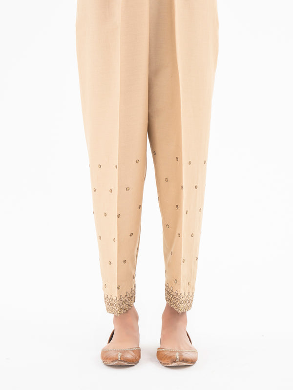 limelight Embroidered Winter Cotton Trouser (Pret)