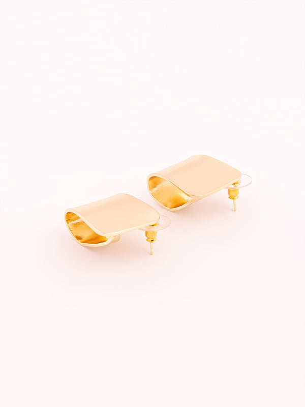Limelight Folded Stud Earrings