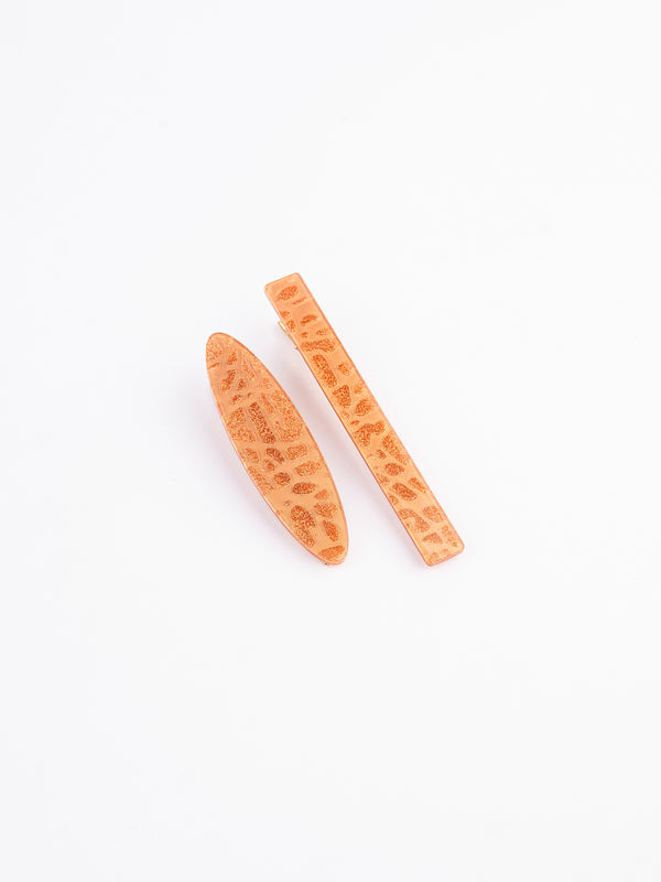 Limelight Geometric Glittered Hair Clip Set