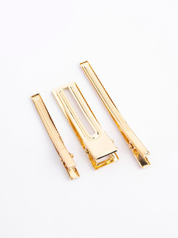 Limelight Geometric Hair Clip Set