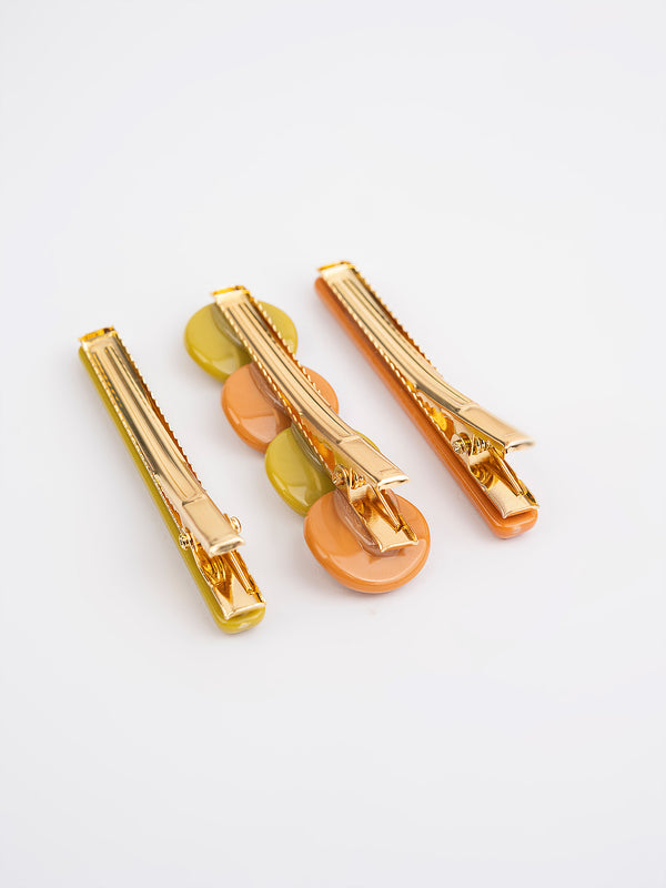 Limelight Geometric Hair Clips