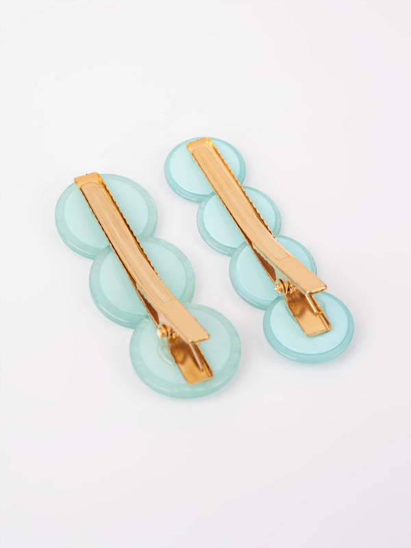 Limelight Geometric Hair Clips