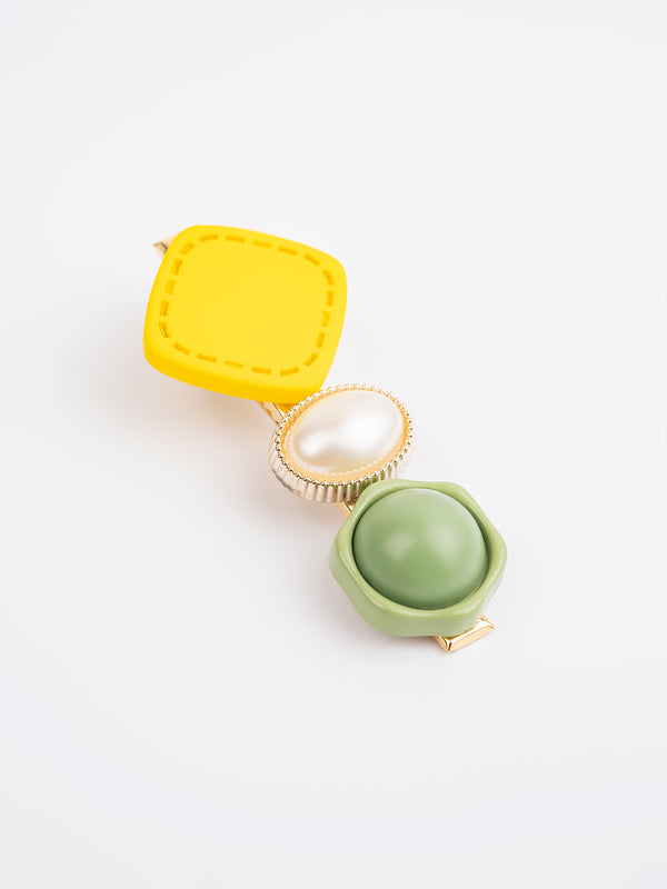 Limelight Geometric Hair Clips