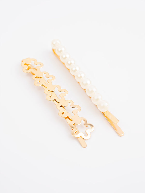 Limelight Geometric Hair Clips