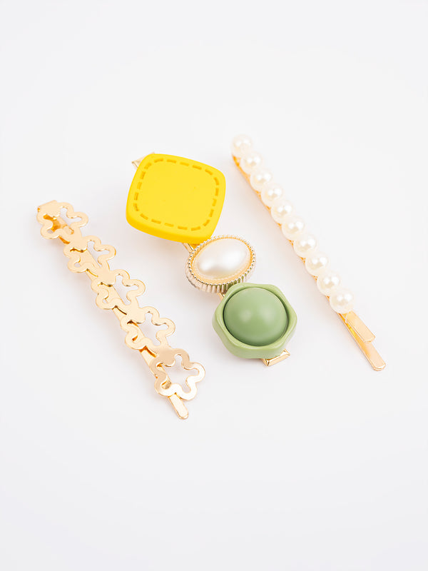 limelight Geometric Hair Clips