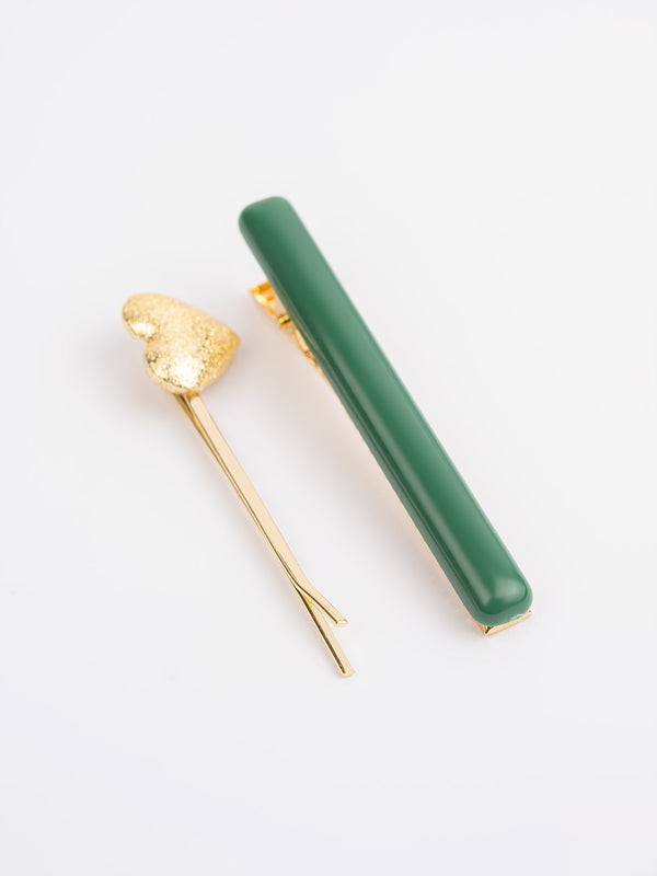 Limelight Geometric Hair Clips