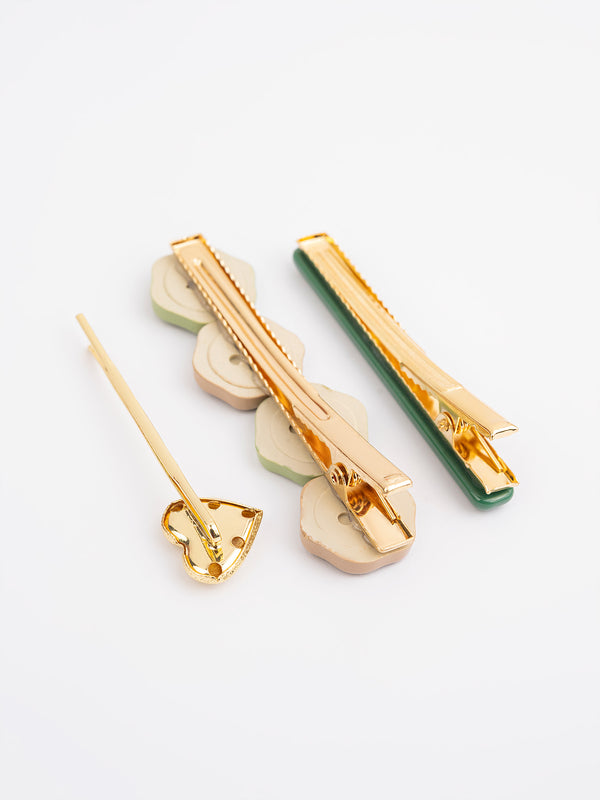 Limelight Geometric Hair Clips