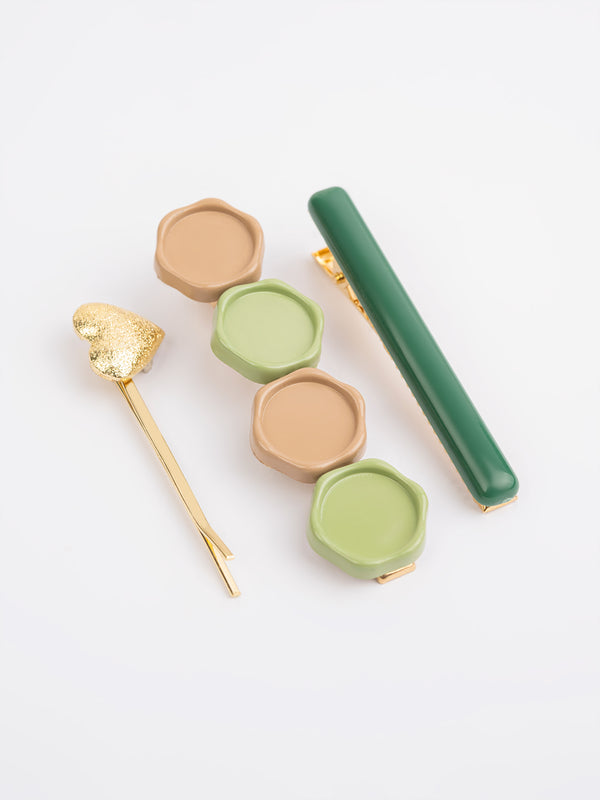 limelight Geometric Hair Clips