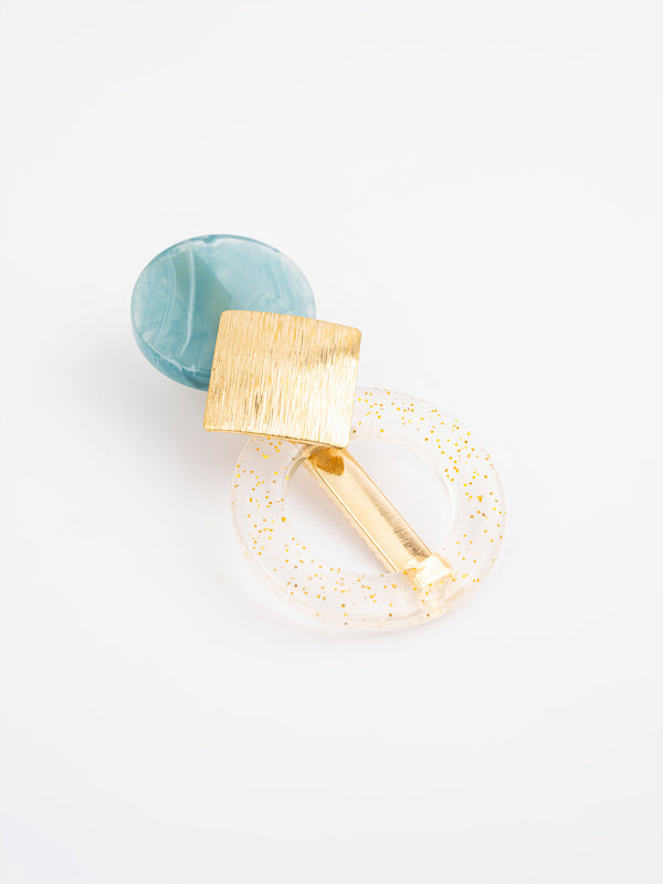 Limelight Geometric Hair Clips