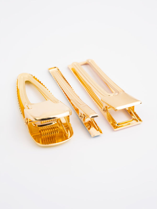 Limelight Geometric Hair Clips