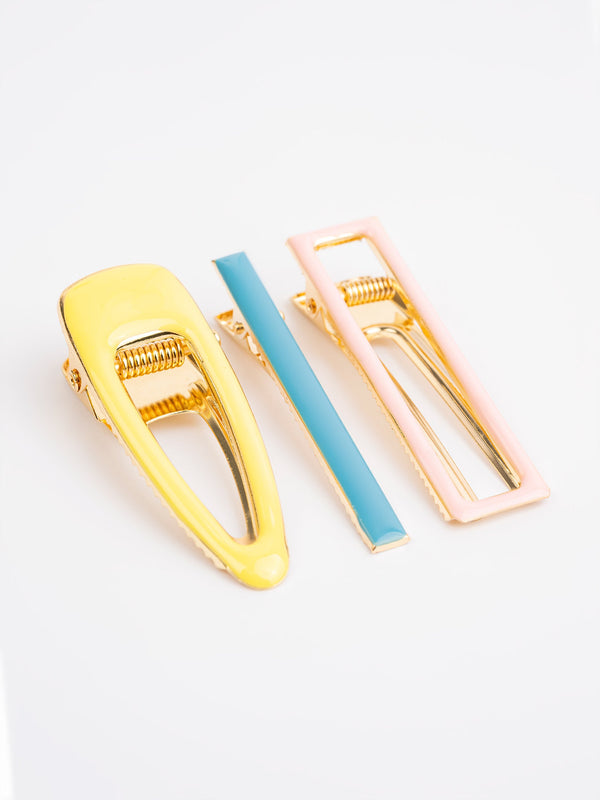 limelight Geometric Hair Clips