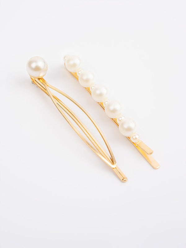 Limelight Geometric Hair Clips