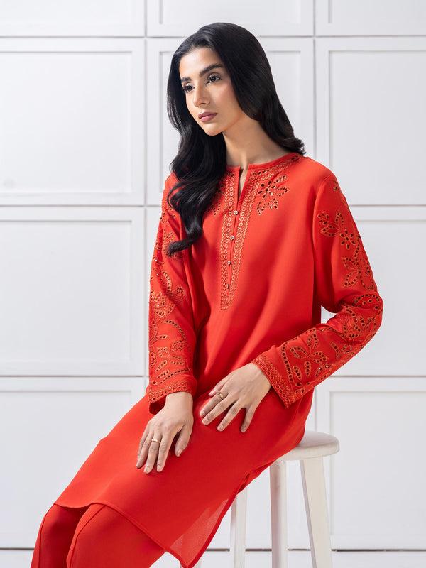 Limelight Grip Co Ord Set-Embroidered