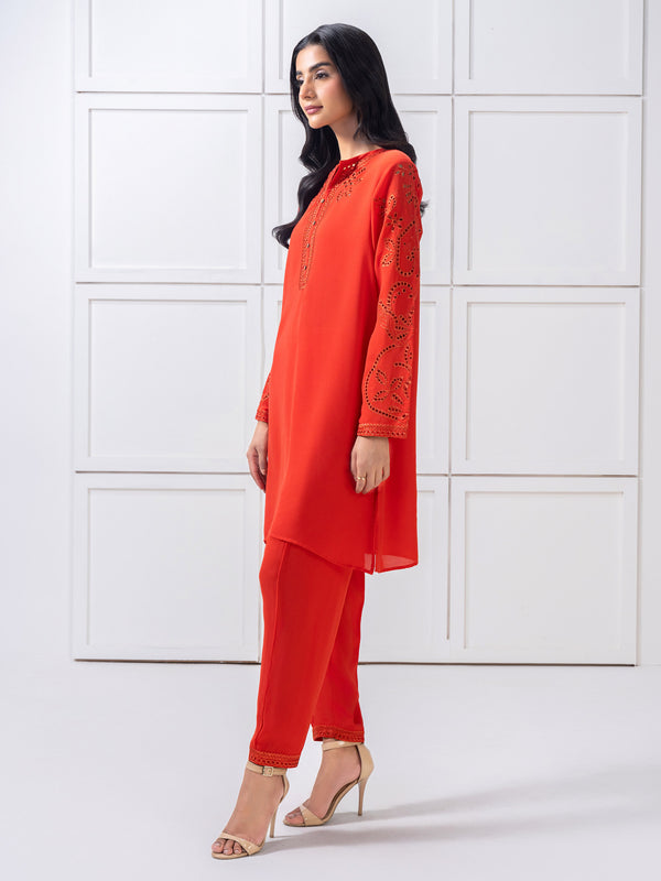 Limelight Grip Co Ord Set-Embroidered