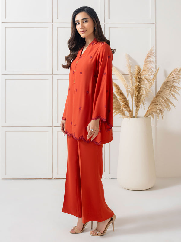 Limelight Grip Co Ord Set-Embroidered