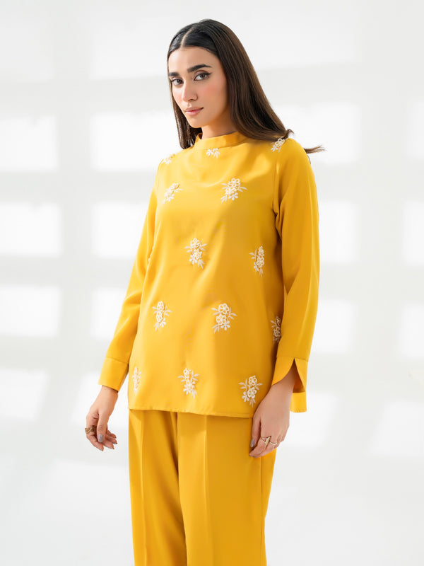 Limelight Grip Co-Ord Set-Embroidered (Pret)