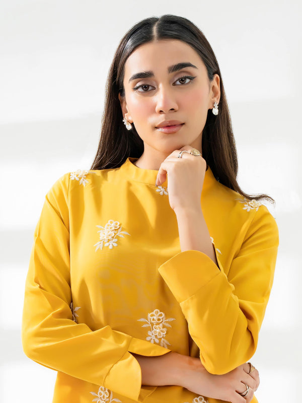 Limelight Grip Co-Ord Set-Embroidered (Pret)