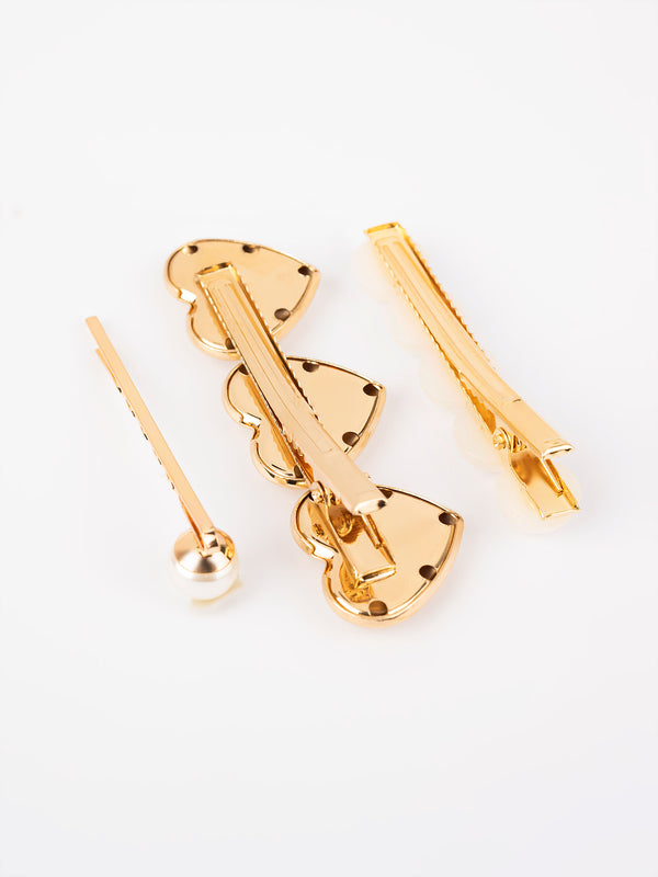 Limelight Heart Hair Clips