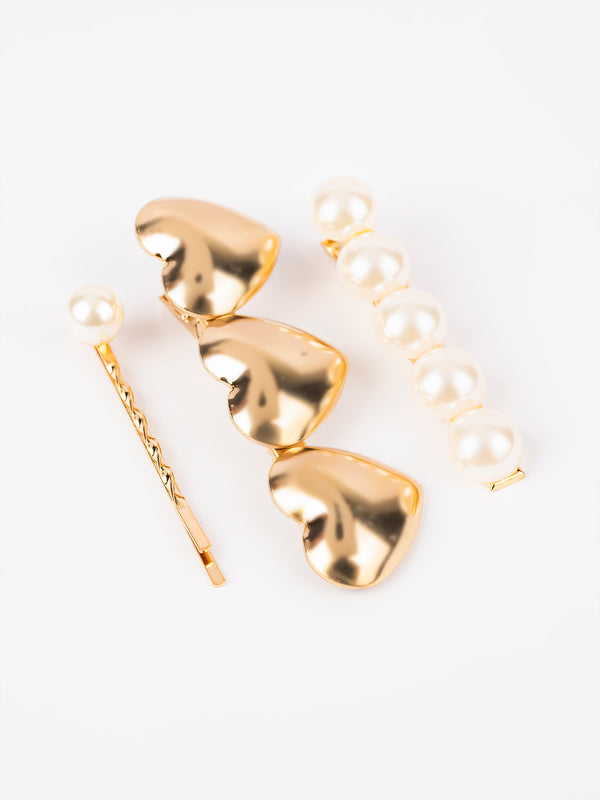 limelight Heart Hair Clips