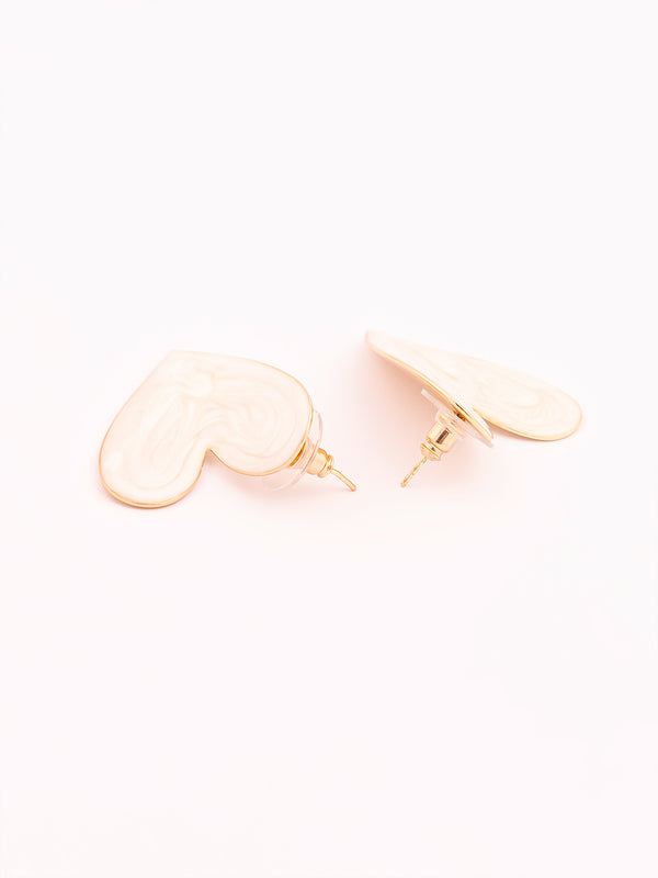 Limelight Heart Stud Earrings