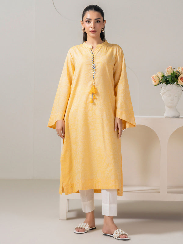 Limelight Jacquard Shirt-Dyed (Pret) Yellow