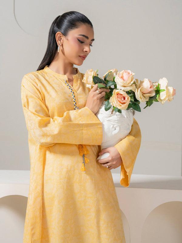 Limelight Jacquard Shirt-Dyed (Pret) Yellow