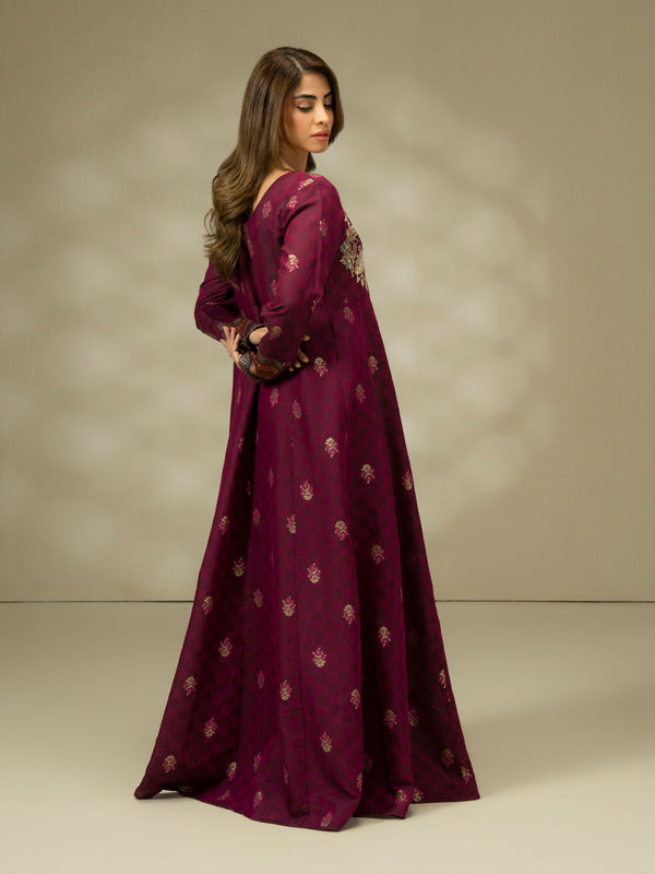 Limelight Jacquard Shirt-Embroidered (Pret)