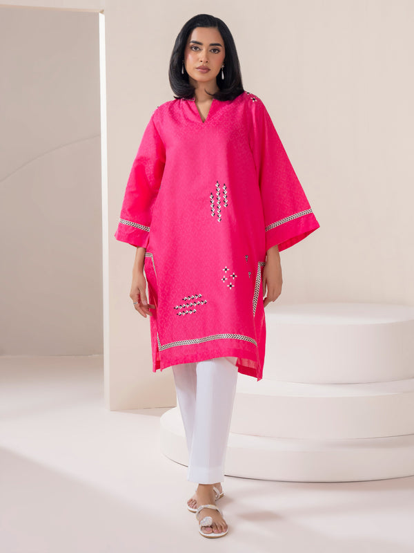 limelight Jacquard Shirt-Embroidered (Pret)