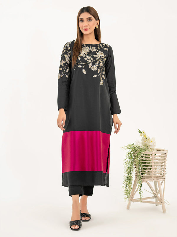 limelight Jacquard Shirt-Embroidered(Pret)