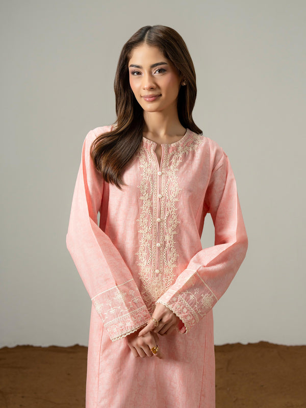 Limelight Jacquard Shirt-Embroidered (Pret)
