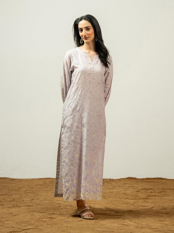 Limelight Jacquard Shirt-Embroidered (Pret)