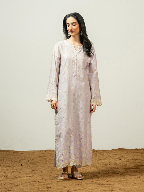 limelight Jacquard Shirt-Embroidered (Pret)